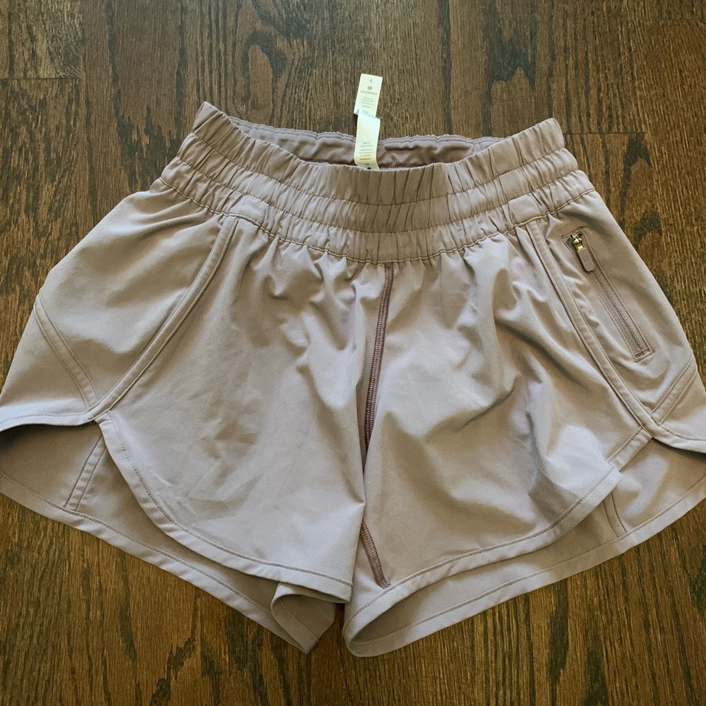 Lululemon purple track that shorts size 4